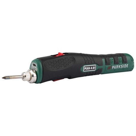 ParkSide PLKA 4 A2 akkus 4V li-ion akkumulátoros forrasztó, forrasztópáka készlet hálózati adapterrel