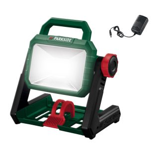   ParkSide PLSA 20-Li A1 SOLO hálózati, vagy 12V / 20V vezeték nélküli akkus, akkumulátoros LED reflektor, fényvető 20 db nagy fényerejű energiatakarékos LED-el