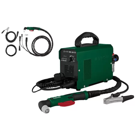 ParkSide PPS 40 C3 Plasma Cutter 15A - 40A / 4 - 4,5 bar plazmavágó, külső kompresszorral működtethető, sűrített levegős plazmavágógép