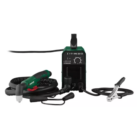 ParkSide PPS 40 C3 Plasma Cutter 15A - 40A / 4 - 4,5 bar plazmavágó, külső kompresszorral működtethető, sűrített levegős plazmavágógép