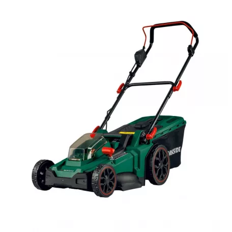 ParkSide PRMA 40-Li B3 ECO X20V 2 x 20V 4Ah Li-ion dupla akkus, 43 cm vezeték nélküli, fűgyűjtős, 40V akkumulátoros fűnyíró Smart akkutöltővel