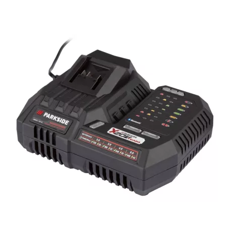 ParkSide PRMA 40-Li B3 ECO X20V 2 x 20V 4Ah Li-ion dupla akkus, 43 cm vezeték nélküli, fűgyűjtős, 40V akkumulátoros fűnyíró Smart akkutöltővel