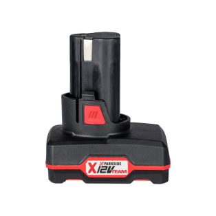   ParkSide PAPK 12 B1 / B4 X12V Team líthium-ion akku, gyári 12V 4Ah 48Wh 6 cellás Li-ion akkumulátor ParkSide 12V szerszámgépekhez és SilverCrest 12V akkus konyhai gépcsaládhoz