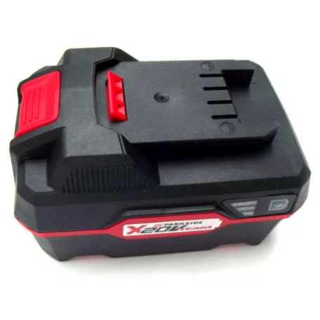 ParkSide PAP 20 B3 gyári 20V 4Ah li-ion akku, Cell Balanced X20V Team 4000 mAh li-ion akkumulátor, 80Wh