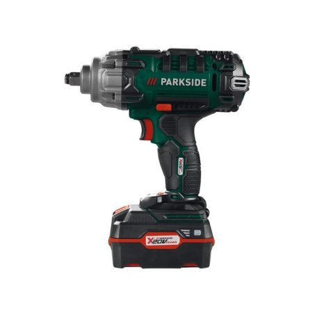 ParkSide PASSK 20-Li C4 CR-MO 20V 4Ah 400Nm akkus ütvecsavarozó, akkumulátoros kerékkulcs készlet 4 x CR-V + 3 x CR-MO dugókulccsal