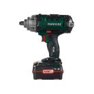 ParkSide PASSK 20-Li C4 20V 4Ah 400Nm akkus ütvecsavarozó, akkumulátoros kerékkulcs készlet kofferben, 4 db CR-V dugókulccsal