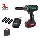 ParkSide PASSK 20-Li C4 20V 4Ah 400Nm akkus ütvecsavarozó, akkumulátoros kerékkulcs készlet kofferben, 4 db CR-V dugókulccsal