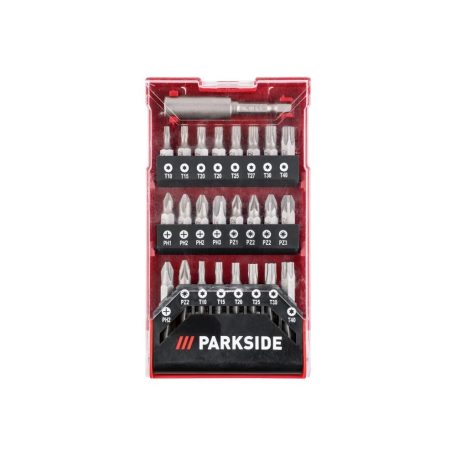 ParkSide Performance PBSPA 12 B2 35Nm 12V 2Ah dupla akkus fúró behajtó táskával 39 kiegészítővel 