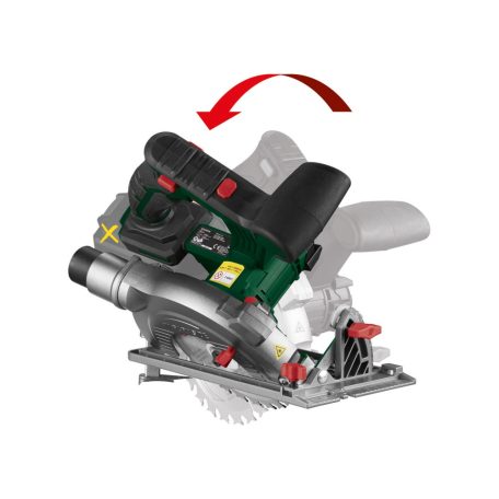 ParkSide PHKSA 20-Li B3 X20 akkumulátoros 20V 2Ah akkus kézi körfűrész 150mm fűrészlappal, akkuval és töltővel