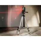 ParkSide PKLL 10 B3 / B4 keresztvonalas lézer szintező, 10 méter, piros, önbeálló Crossline Laser, tripod állvánnyal 