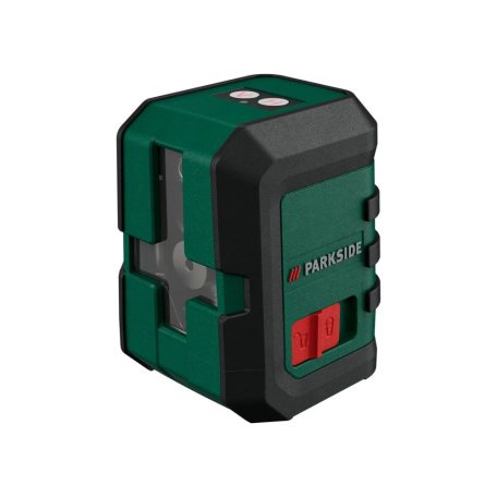 ParkSide PKLL 10 B3 / B4 keresztvonalas lézer szintező, 10 méter, piros, önbeálló Crossline Laser, tripod állvánnyal 