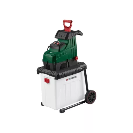 ParkSide PWH 2800 C3 / PEWH 2800 A1 2800W 56L dobozos, hengerkéses ágaprító, maróhengeres, vágóhengeres csendes száraprító, ágdaráló, kerti növényaprító