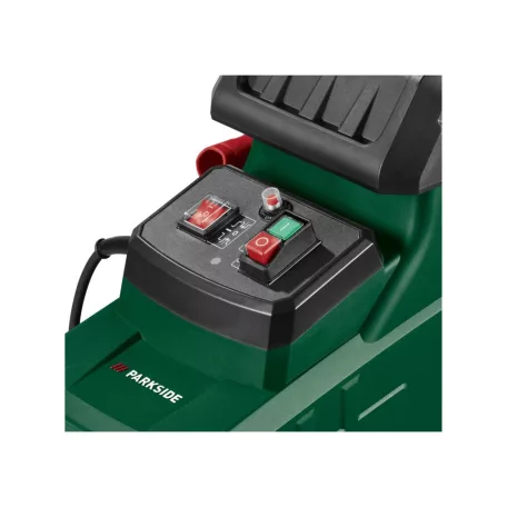 ParkSide PWH 2800 C3 / PEWH 2800 A1 2800W 56L dobozos, hengerkéses ágaprító, maróhengeres, vágóhengeres csendes száraprító, ágdaráló, kerti növényaprító