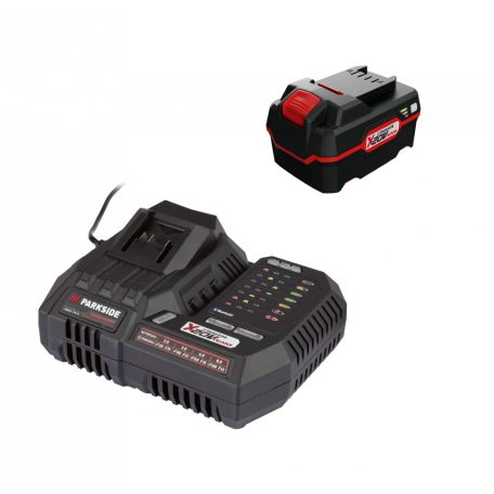 ParkSide Performance PLGS 2012 A1 X20V 300W Smart akkutöltő + 1 x PAP 20 B3 20V 4Ah X20 akkus csomag 