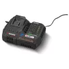   ParkSide Performance PLGS 2012 A1 X20V 300W Smart akkutöltő + PAPS 204 A1 / PAPP 204 A1 20V 4Ah X20 akku csomag 