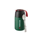 ParkSide Fan Edition Insulated Food Flask 650 ml 10 x 19 cm duplafalú acél ételtermosz, uzsonnás doboz, ételhordó összecsukható fém kanállal