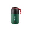   ParkSide Fan Edition Insulated Food Flask 650 ml 10 x 19 cm duplafalú acél ételtermosz, uzsonnás doboz, ételhordó összecsukható fém kanállal