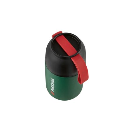 ParkSide Fan Edition Insulated Food Flask 650 ml 10 x 19 cm duplafalú acél ételtermosz, uzsonnás doboz, ételhordó összecsukható fém kanállal