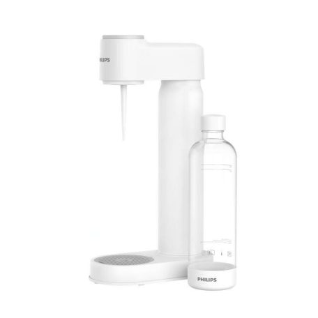 Philips GoZero Lite Soda Maker ADD4901 White fehér szódagép, házi szódakészítő 1 db CO2 patronnal és 1 db 0.9 literes palackkal (ADD4901WH/10)