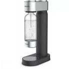 Philips GoZero inox Soda Maker ADD4902 fekete - inox prémium szódagép, házi szódakészítő 1 db CO2 patronnal és 1 db 0.9 literes palackkal (ADD4902BK/10)
