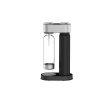   Philips GoZero inox Soda Maker ADD4902 fekete - inox prémium szódagép, házi szódakészítő 1 db CO2 patronnal és 1 db 0.9 literes palackkal (ADD4902BK/10)