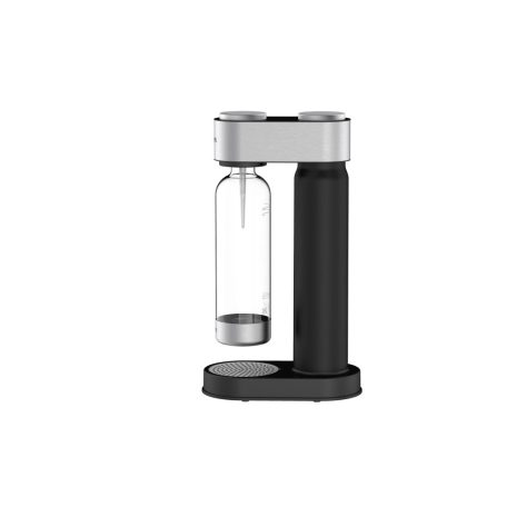 Philips GoZero inox Soda Maker ADD4902 fekete - inox prémium szódagép, házi szódakészítő 1 db CO2 patronnal és 1 db 0.9 literes palackkal (ADD4902BK/10)