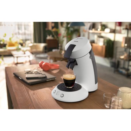 Philips CSA210 Senseo White Original Plus kávépárnás kávéfőző intenzitás választóval, kávégép 1450W 0.7 literes víztartállyal, fehér (CSA210/11)