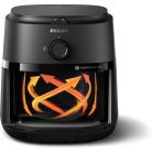 Philips 1000 Series NA120 kompakt, mechanikus 4.2L 1300W Air Fryer, forrólevegős sütő, olajmentes olajsütő, 4,2 literes Airfryer (NA120/00)