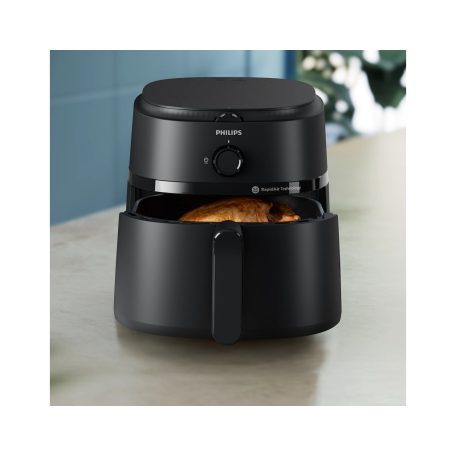 Philips 1000 Series NA130 XL 6.2L analóg Air Fryer, 2100W mechanikus AirFryer, forrólevegős sütő, olajmentes olajsütő, 6,2 literes XL családi légkeveréses sütő (NA130/00)