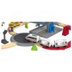   PlayTive City Express Városközpont 51 darabos fa vonat szett, favonat készlet akkus önjáró mozdonnyal 4.2m 