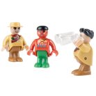 PlayTive JT-2023 Jungle Train 35 db-os dzsungel fa vonat készlet favonat szett önjáró safari autóval