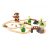 PlayTive Jungle Train 47 db-os dzsungel fa vonat készlet favonat szett önjáró safari autóval