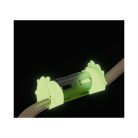 PlayTive Glow SZETT Amusement Train Set 35 részes Vidámpark fa vonat szett önjáró mozdonnyal + 3 db mechanikus autóval, foszforeszkáló (sötétben világító) elemekkel