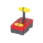lupilu / PlayTive City Express rádiófrekvenciás, távirányítós mozdony, RC vonat fa vonat szettekhez (piros)