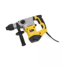 PowerPlus POWX1195 SDS Plus 1500W 6J elektromos pneumatikus ütvefúró, vésőkalapács, fúrókalapács kokfferben 5 db véső - fúrószárral