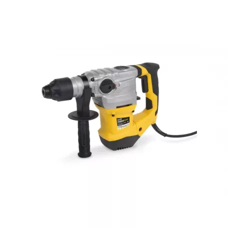 PowerPlus POWX1195 SDS Plus 1500W 6J elektromos pneumatikus ütvefúró, vésőkalapács, fúrókalapács kokfferben 5 db véső - fúrószárral
