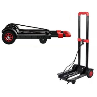   ParkSide / PowerFix Profi PUTK 50 A1 összecsukható műnyag molnárkocsi, szállítókocsi 50 kg teherbírással, 1.6 kg önsúllyal, rögzítő pánttal (321614)