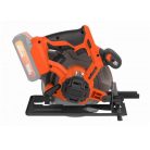 PowerPlus POWDP25200 SOLO 20V akkumulátoros, li-ion akkus kézi körfűrész 165 mm fűrészlappal, akku és töltő nélkül