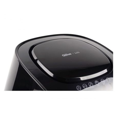 Qilive Q.5894 fekete 1500W 5L / 1.4 kg XL digitális AirFryer, olajmentes, légkeveréses sütő, Air Fryer olajsütő