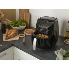 Qilive Q.5894 fekete 1500W 5L / 1.4 kg XL digitális AirFryer, olajmentes, légkeveréses sütő, Air Fryer olajsütő