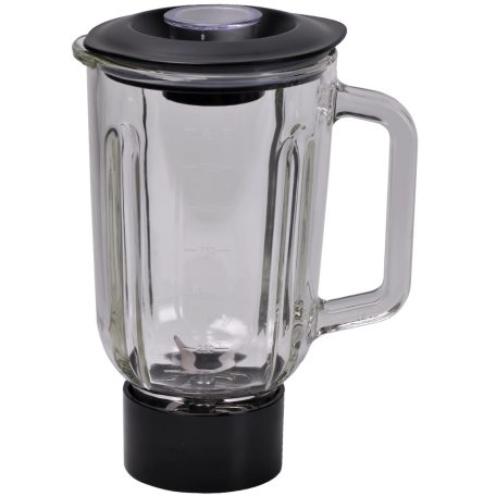 Qilive SM-20110 matt fekete 1000W multifunkciós konyhai robotgép, dagasztógép, 4.8 literes inox tállal, húsdarálóval és 1.5L turmix feltéttel (Q.5122) 