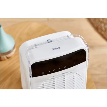 Qilive Q.6113 Digitális 2000W fürdőszoba hősugárzó, fűtőventilátor fürdőszobába, termoventilátor IP21 védettséggel (600114991)