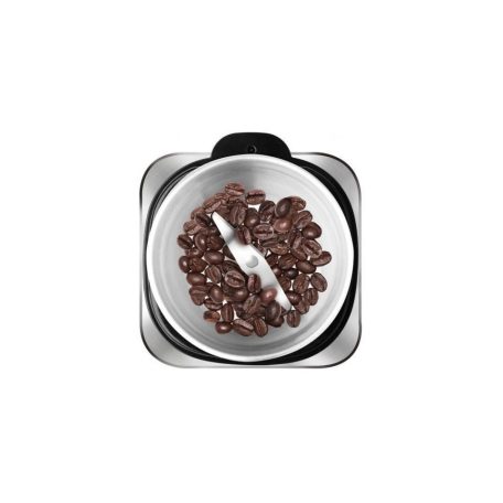 Qilive Q.5892 nemesacél - bronz 220W 60g (5 csésze) elektromos design kávédaráló, fűszerdaráló, mogyoró- és diódaráló (CG-9100)