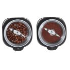 Qilive Q.5892 nemesacél - bronz 220W 60g (5 csésze) elektromos design kávédaráló, fűszerdaráló, mogyoró- és diódaráló (CG-9100)