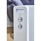Qilive Q.6120 termosztátos 1500W 7 tagú olajradiátor, gördíthető elektromos hősugárzó