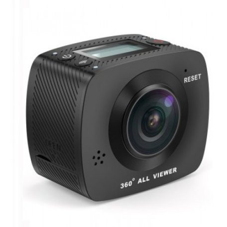 AKKUHIBÁS Qilive Q.1360 WIFI 360° HD 960P VR kamera, akciókamera dupla lencsével, SanDisk UltraHD 8 GB microSD kártyával, bontott csomagolásban