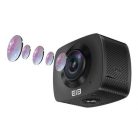 AKKUHIBÁS Qilive Q.1360 WIFI 360° HD 960P VR kamera, akciókamera dupla lencsével, SanDisk UltraHD 8 GB microSD kártyával, bontott csomagolásban