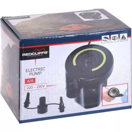 Redcliffs Air 130W 230V AC elektromos pumpa, matracpumpa kiszívás és fújás funkcióval 