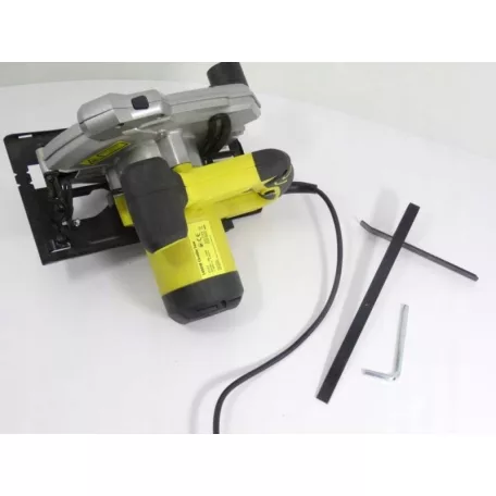 REIKEL CS-1417 elektromos, 45°-ban dönthető, vezetékes, 1400W kézi körfűrész lézeres jelzővel, 185 mm koronggal