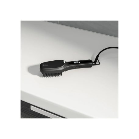 Rita Ora RHC 29 ionizáló kerámia hajsimító kefe, 45W hajvasaló és fésű egyben, keratin kerámia bevonat, LED kjelző, szabályozható hőmérséklet 130-180 °C